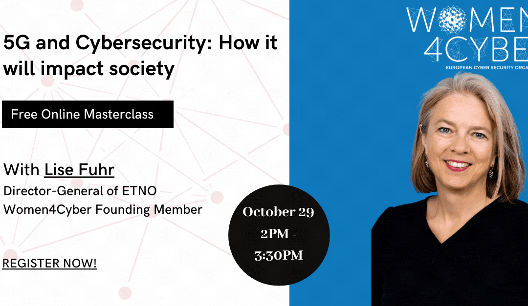 W4C 10th Masterclass with Lise Fuhr on 5G and Cybersecurity
