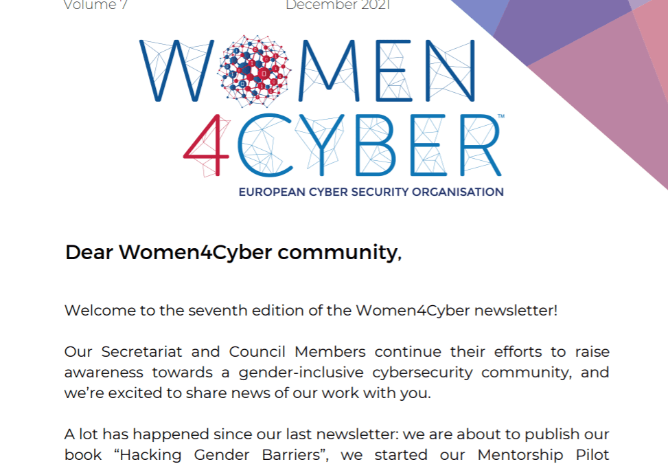 Women4Cyber Newsletter, vol 8